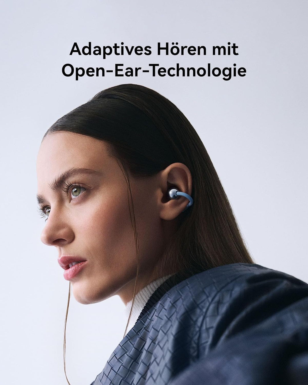 HUAWEI FreeClip 2 Weiss + Band 10, Kabellos Bluetooth Kopfhörer, Open-Ear-Kopfhörer, Besonders leich