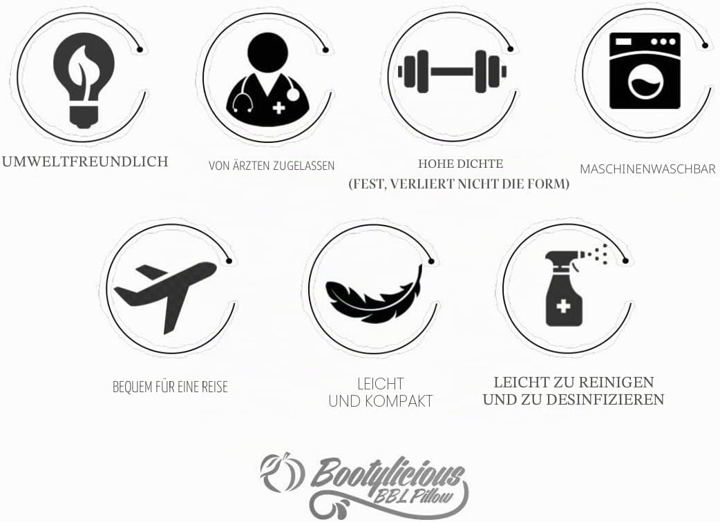 Brasilianisches Butt Lift Recovery Kissen, BBL Recovery Kissen, Butt Pillow, Butt Augmentation Recov