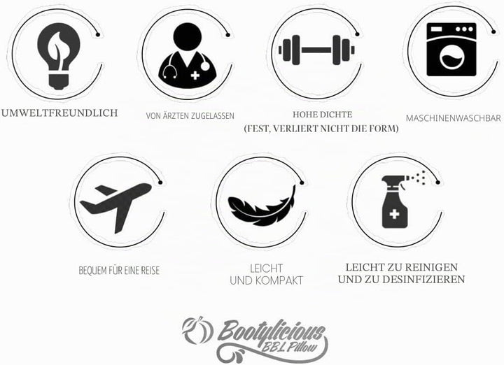 Brasilianisches Butt Lift Recovery Kissen, BBL Recovery Kissen, Butt Pillow, Butt Augmentation Recov
