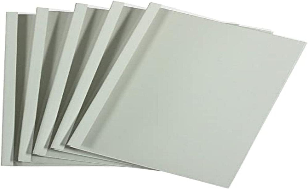 LMG LMG-BMWEISS-R1.5 Thermobindemappen Schlitzstanzung satin Vords. e Vorderseite 220g/m² 1.5 mm, 50