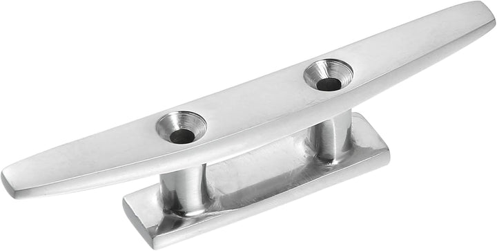 X AUTOHAUX 2Stk Edelstahl Fahnenmast Klampe Haken Boot Deck Seilklampe 4 Zoll, 4 Zoll