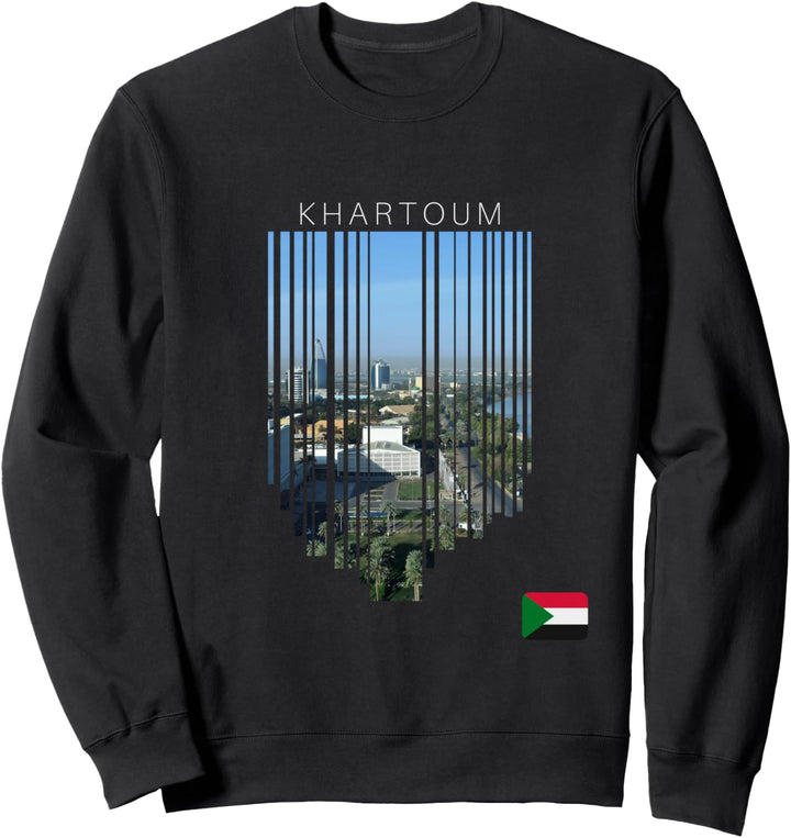 Khartum Sudan Flagge Sweatshirt