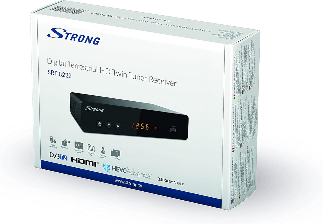 Récepteur TNT HD Double Tuner SRT8222, SRT8222