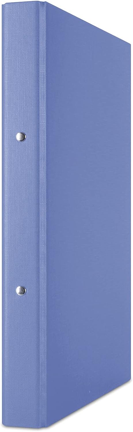 DONAU 3732001PL-10 Ringbuch Blau | 2-O-Ring-Mechanik 20mm DIN A4 Ringordner Pappe/ Kunststoff | Aus