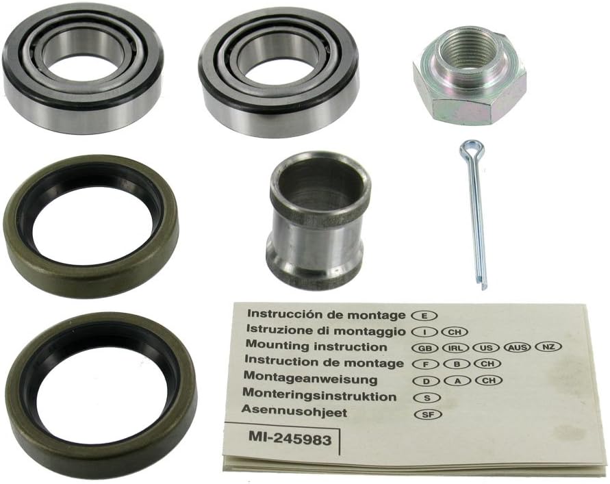 SKF Radlagersatz Radlager Set Hinten | VKBA 562 | Für 126 500 I 600 126P 600 D