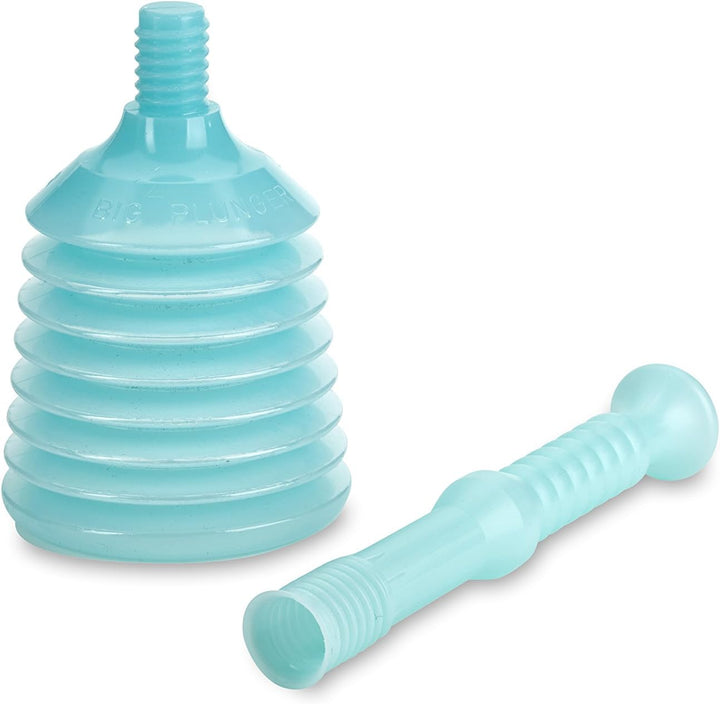 TURBO PRODUKTE Turbo Stampfer Eisblau - Pömpel rohrfrei - Saugglocke für Toilette, Waschbecken, Dusc