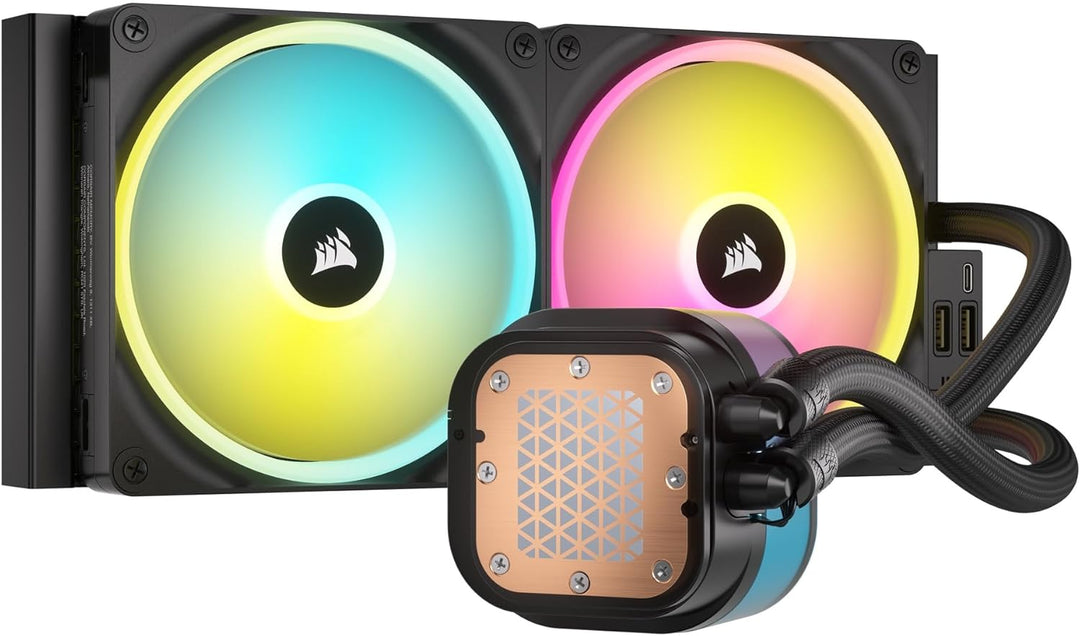 CORSAIR iCUE LINK H115i RGB Flüssig-CPU-Kühler - 280mm AIO - QX140 RGB-Lüfter - Passend Für Intel® L