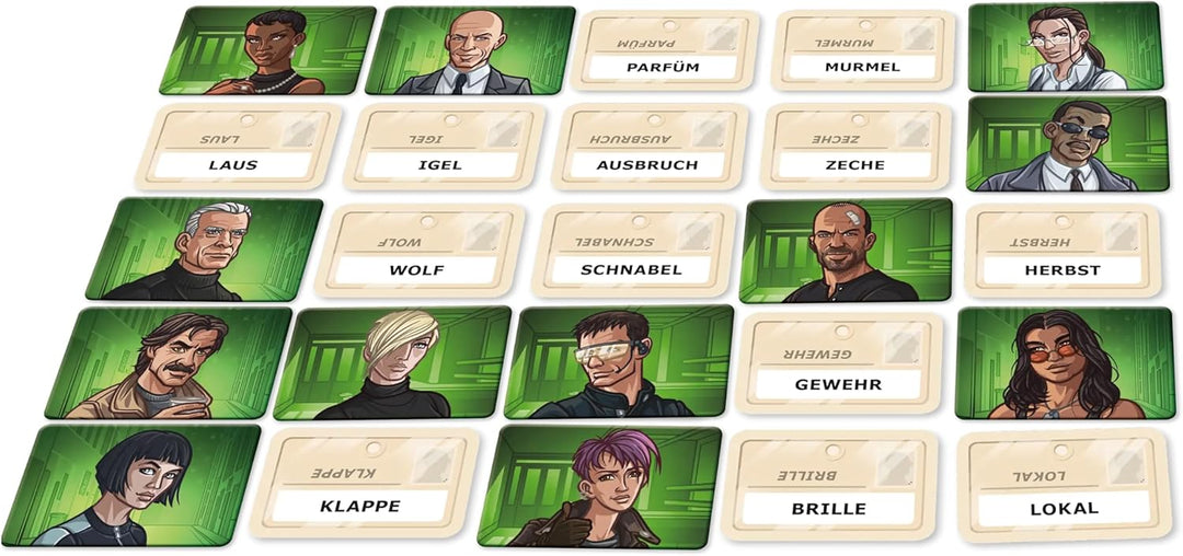 Czech Games Edition CGE Codenames Duett - Kommunikatives Partyspiel mit hohem Wiederspielwert - Spie