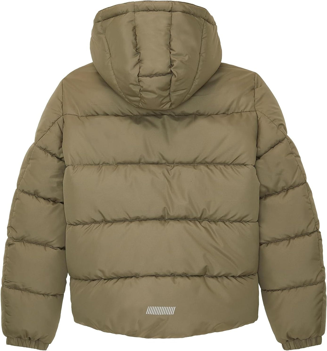 TOM TAILOR Jungen Puffer Winterjacke mit Abnehmbarer Kapuze 128 10415-dusty Olive Green, 128 10415-d
