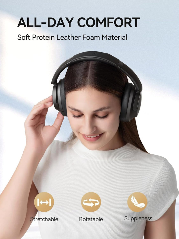 1MORE SonoFlow Pro Over-Ear Kopfhörer Kabellos, LDAC Hi-Res Wireless Audio, Active Noise Cancelling,