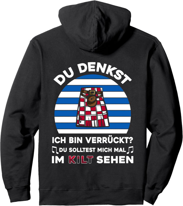 Männer im Kilt, Schottland Schottenrock Pullover Hoodie