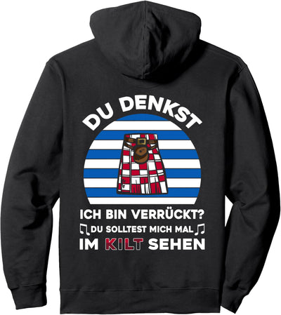 Männer im Kilt, Schottland Schottenrock Pullover Hoodie