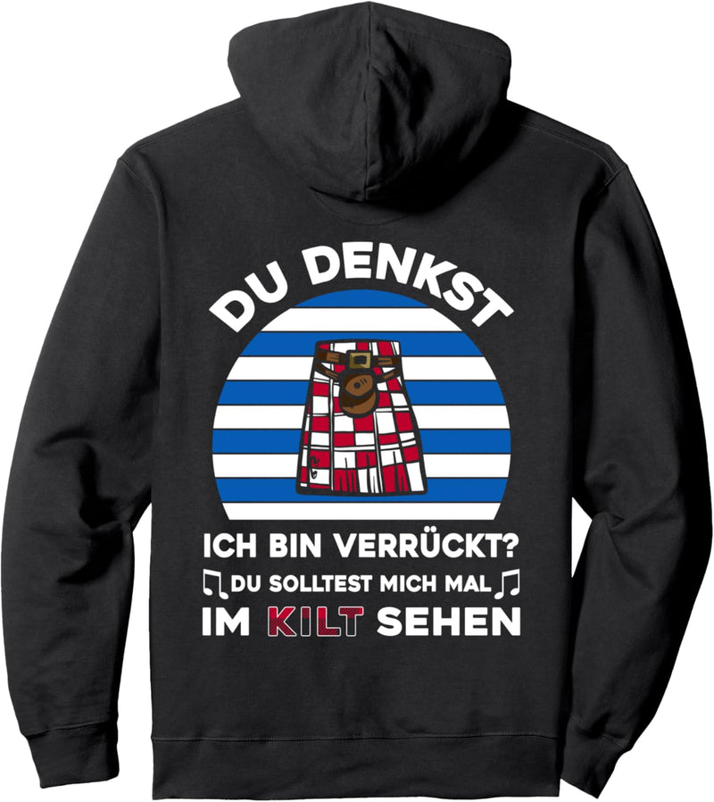 Männer im Kilt, Schottland Schottenrock Pullover Hoodie