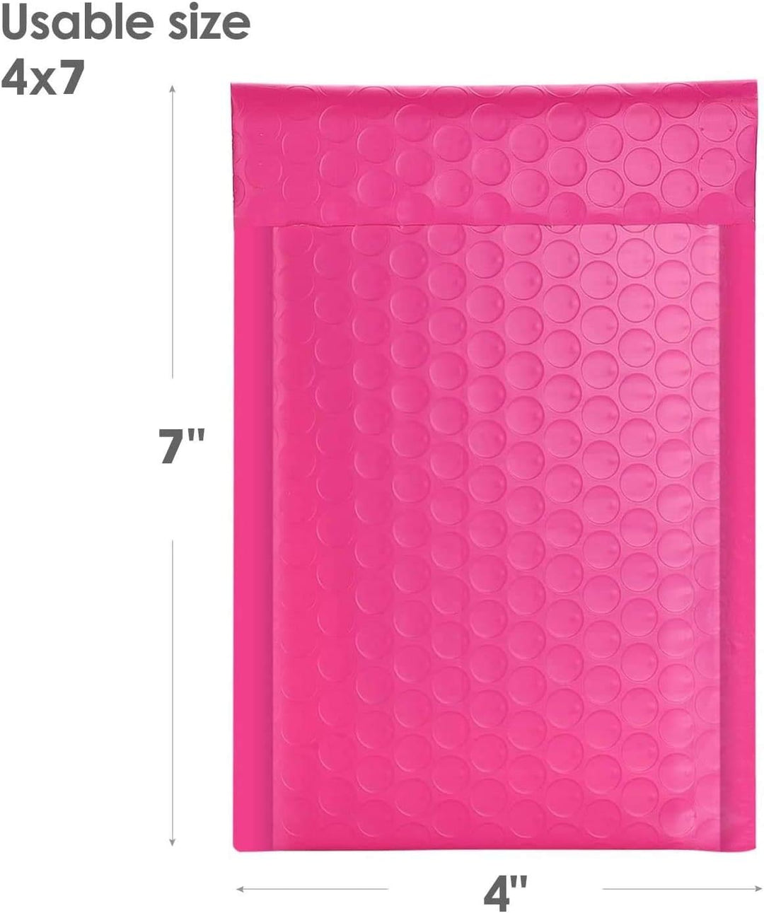 Switory 50pcs 10.2x17.7cm Versandtaschen, Gepolsterte Umschläge Bubble Lined Poly Mailer Selbstversi