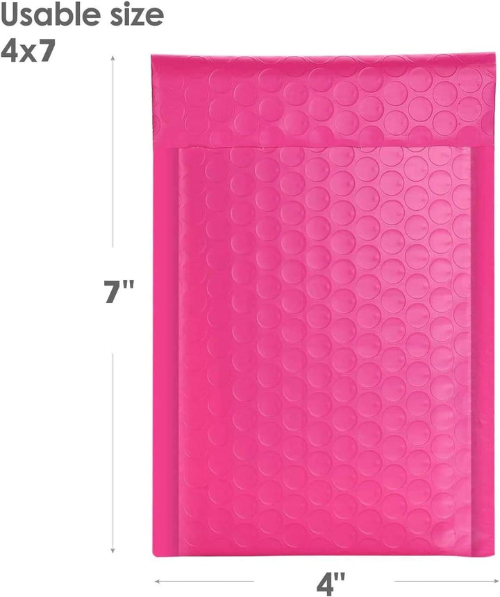 Switory 50pcs 10.2x17.7cm Versandtaschen, Gepolsterte Umschläge Bubble Lined Poly Mailer Selbstversi