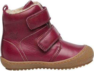 Naturino BUBBLE VL-Stiefeletten aus gefüttertem Nappaleder 18 EU Bordeaux, 18 EU Bordeaux