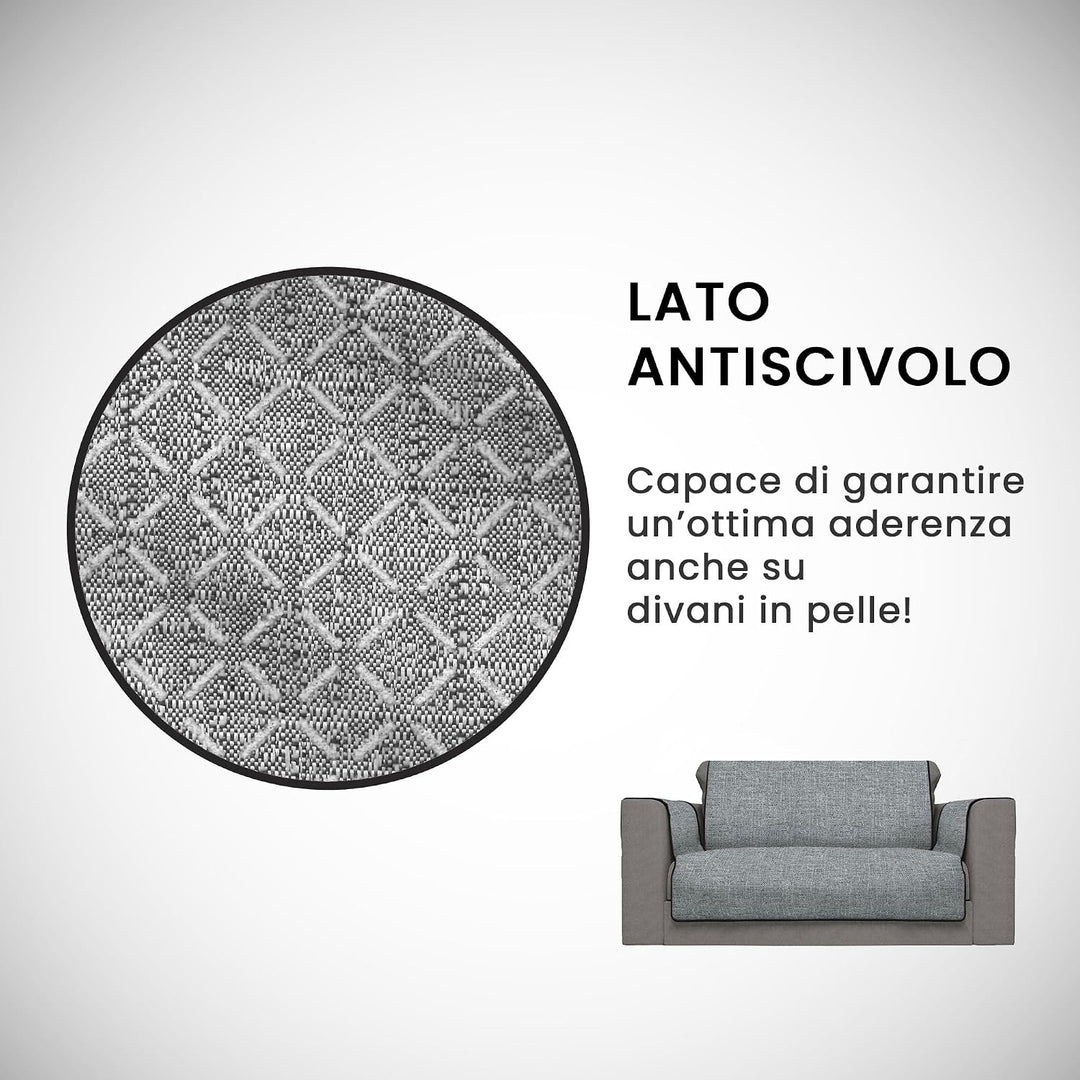Italian Bed Linen Comfortable Sofa Blanket, dunkelgrau, 2 Plätze 2 Plätze Dunkelgrau, 2 Plätze Dunke