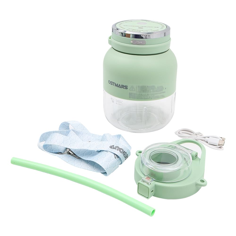 POFET Elektrischer Entsafter, tragbarer Mini-Mixer, Mixer für frische Säfte, Crush-EIS, Smoothies, S