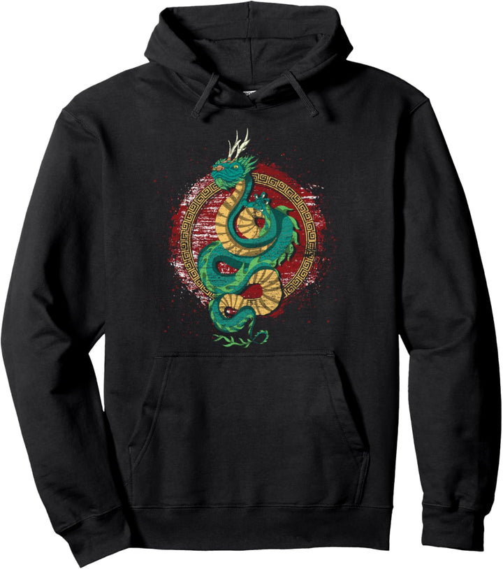 Fliegender Drache Fantasy Kreatur Chinesischer Drache Pullover Hoodie