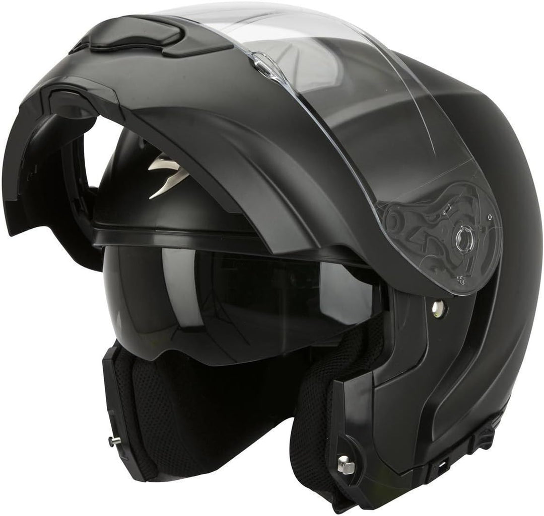 Scorpion Motorradhelm aus Ultra-TCT, 63-64, mattschwarz XXL mattschwarz, XXL mattschwarz