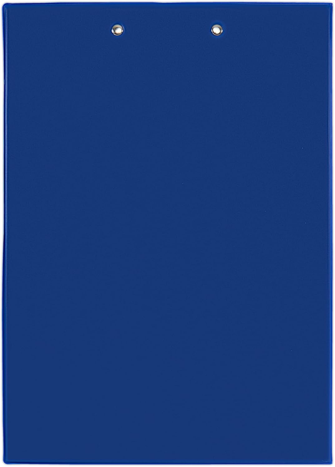 Idena 90295 - Klemmbrettmappe für DIN A4, 12 Stück, Hochformat, PVC beschichtetes Clipboard in Blau,