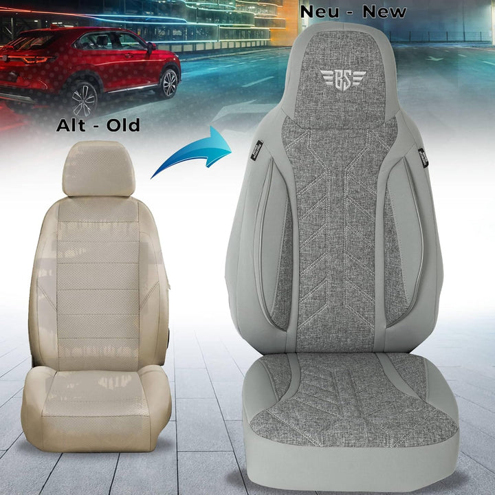 BREMER SITZBEZÜGE Mass Sitzbezüge Schonbezüge für Skoda Octavia 4 PLKT208 PLKT208 - Grau Octavia 4,