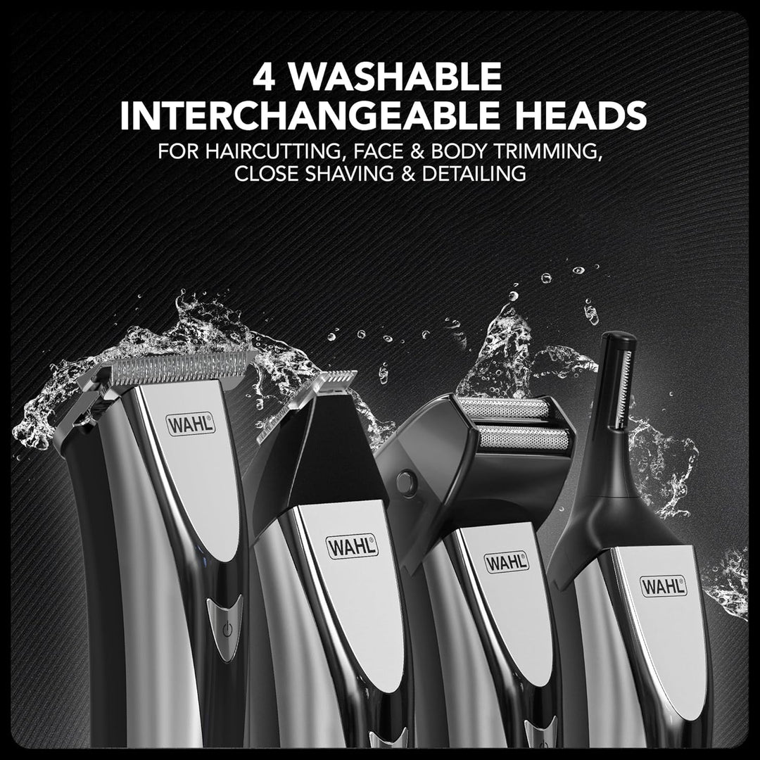 WAHL Elite Groom, Ganzkörper-Trimmen, abwaschbare Aufsätze, Ohr- und Nasenhaar Entfernung, langlebig