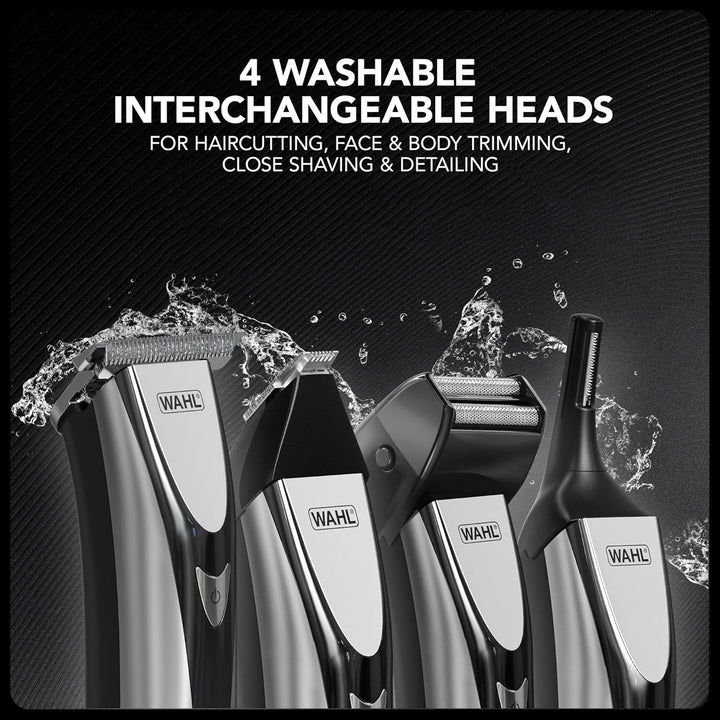 WAHL Elite Groom, Ganzkörper-Trimmen, abwaschbare Aufsätze, Ohr- und Nasenhaar Entfernung, langlebig