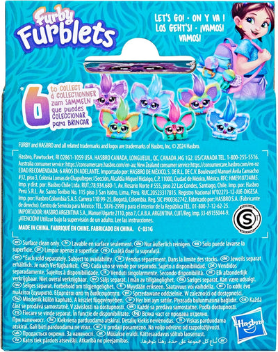 Furby Furblets Hip-Bop Mini-Freund, über 45 Geräusche, Hip-Hop-Musik & Sätze in Furbisch, elektronis