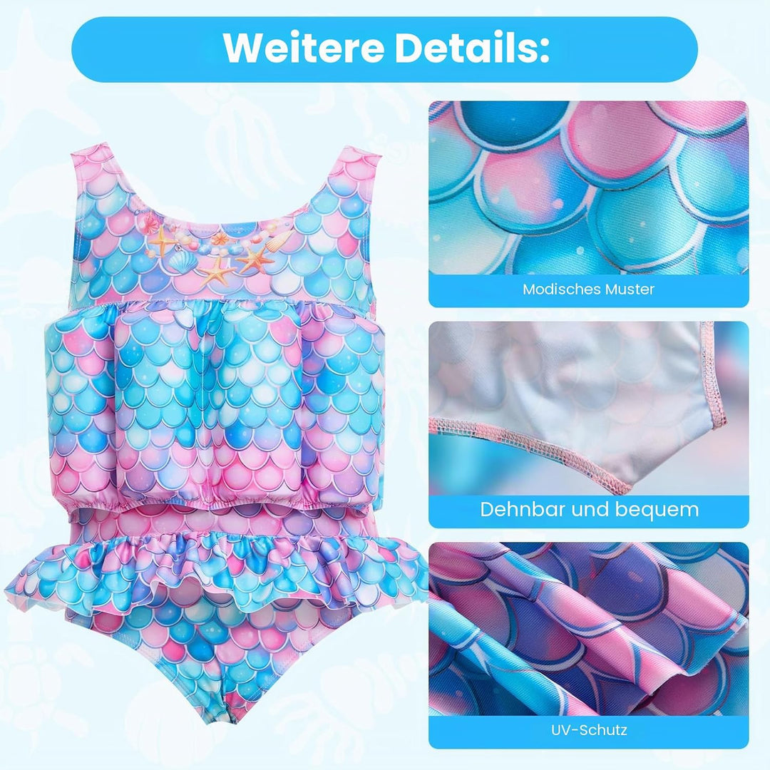 Badeanzug Baby Mädchen mit Floatation Kleinkind Schwimmtraining Hilfe Schwimmende Badeanzug EIN Stüc