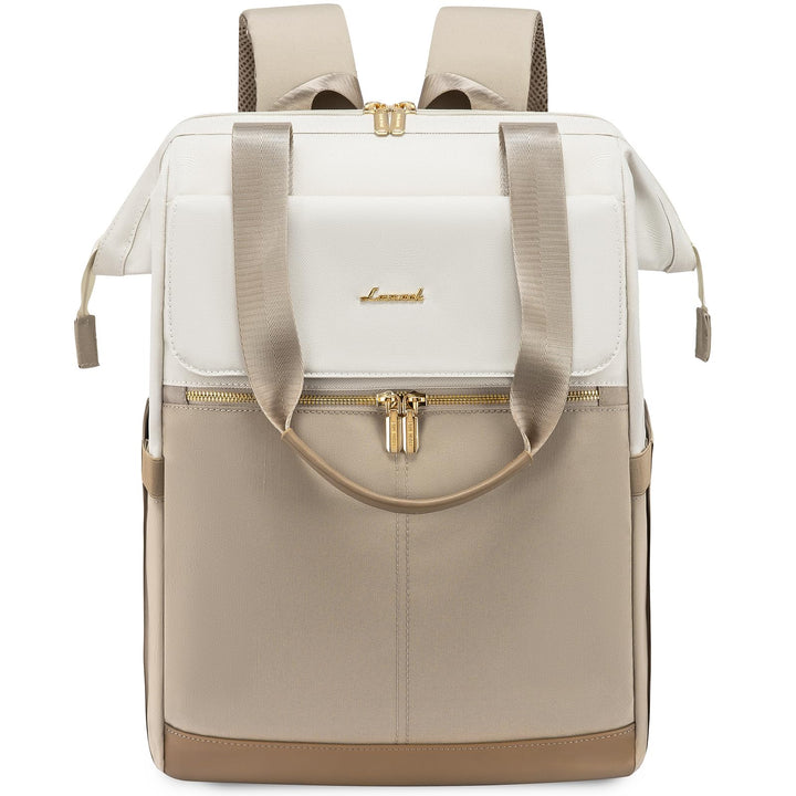 LOVEVOOK Rucksack Damen Gross, Laptop Rucksack mit Laptopfach 17 Zoll, Reiserucksack Damen Wasserdic