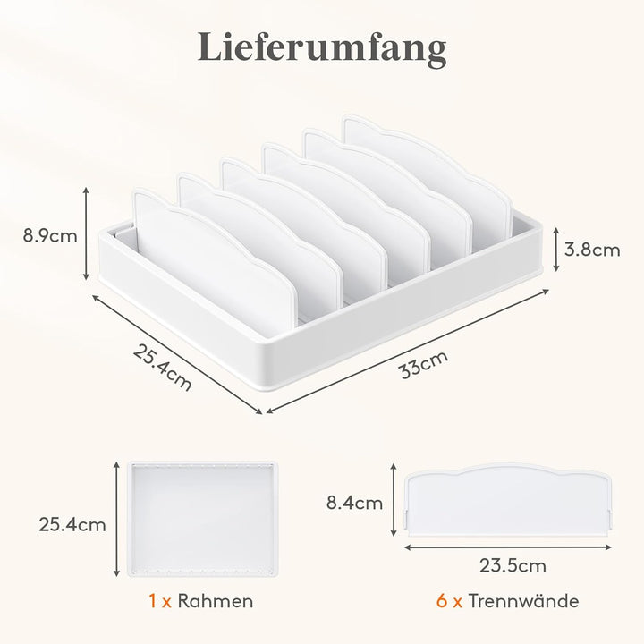Lifewit Topfdeckel Frischhaltebox Lagerung, 1 Stück Lunchbox Deckel Aufbewahrung Organizer Küche Top