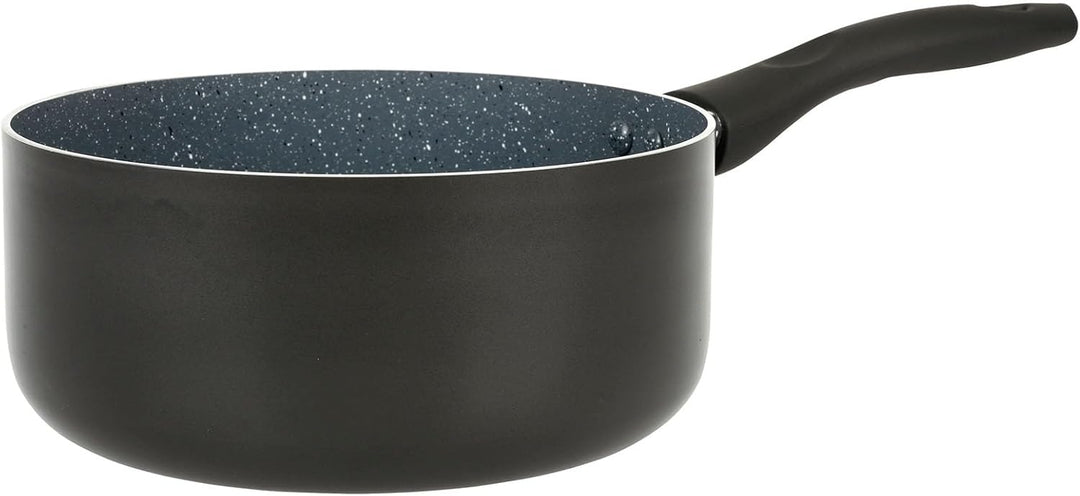 Crealys 529581 Aluminium-Kasserolle Autan Ø 20 cm, H 9 cm – gesunde Antihaftbeschichtung aus Keramik