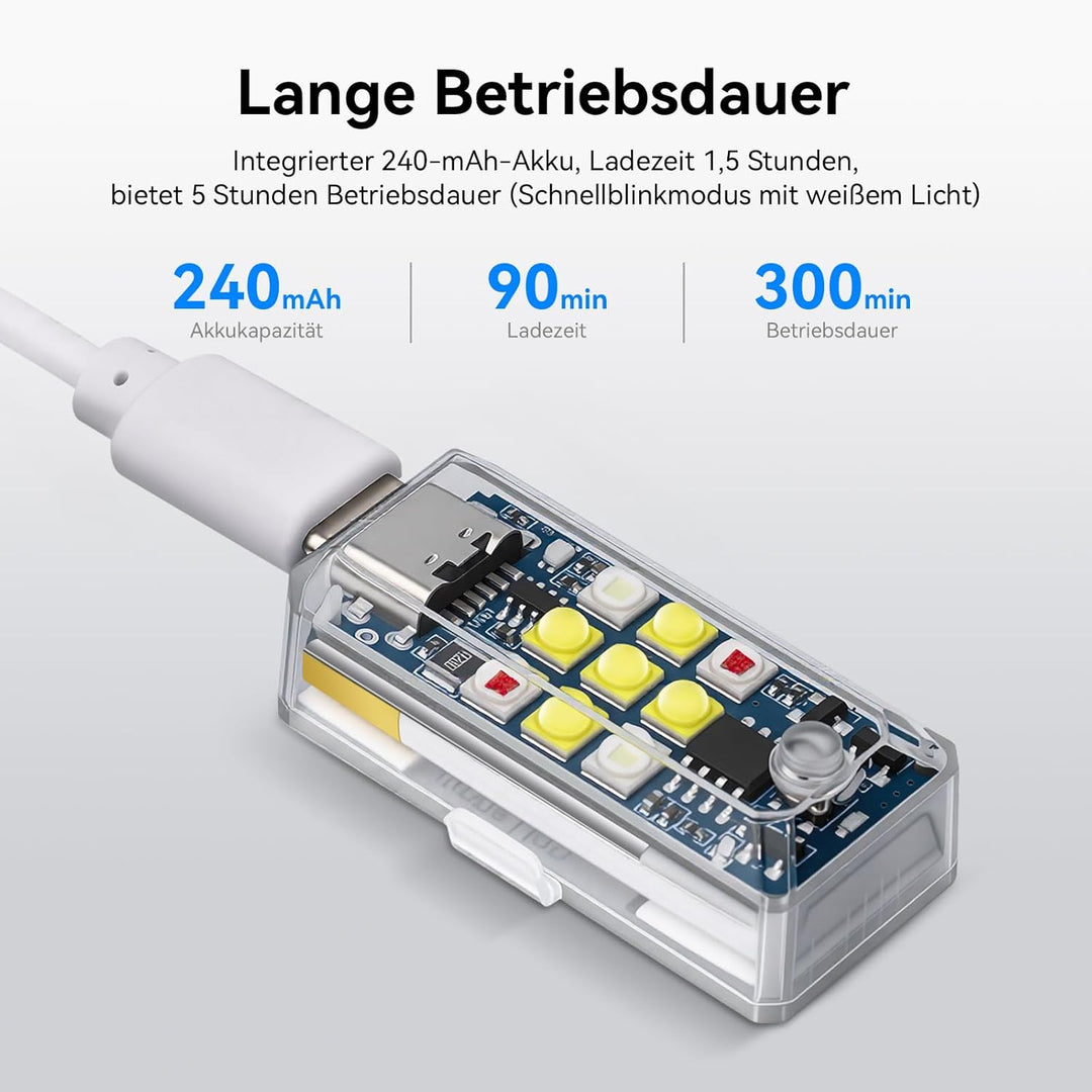 Blitzlicht für Drohnen, Anti Kollisionslicht LED Blitzlicht für DJI Lito 1/X1/Neo 2/Avata 2/ Mini 4K