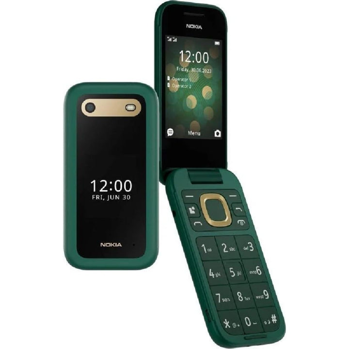 Nokia 2660 Flip, Dual, 128MB 48MB Ram, Lush Green, Lush Green