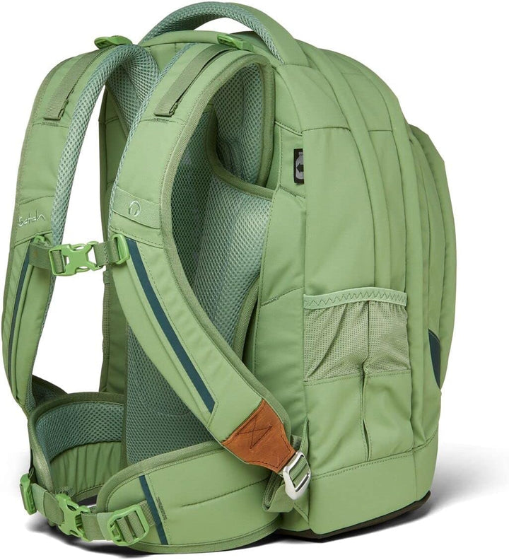 satch Pack Schulrucksack Set 3tlg. mit Sporttasche und Schlamperbox Nordic Jade Green Skandi Ed., No