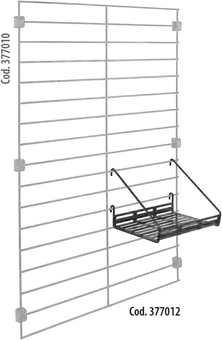 Metaltex Mural Line Ablage, schwarz, 18x15x12cm 18x15x12 cm Schwarz, 18x15x12 cm Schwarz