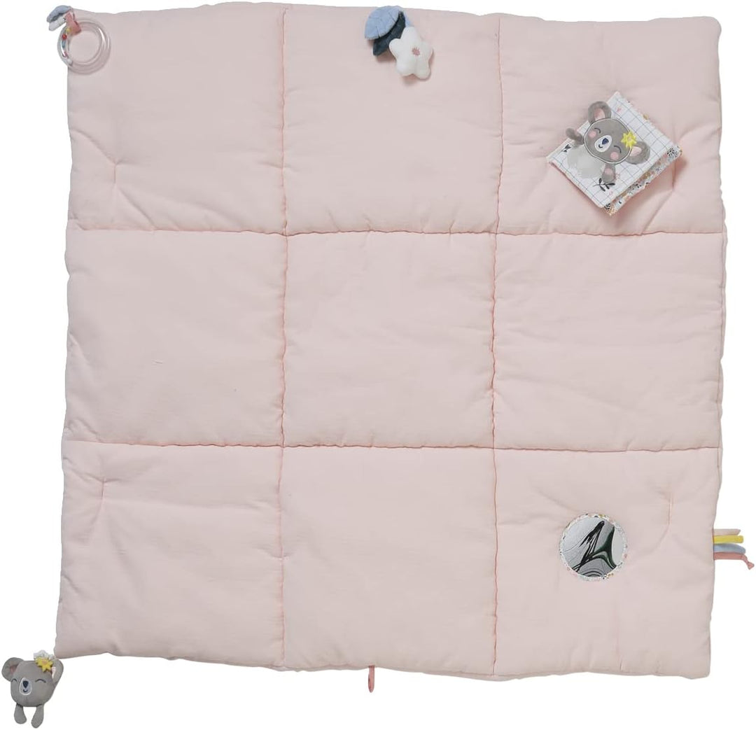 Vertbaudet Activity-Decke mit Spielbögen,Kleiner Löwe, Tansania rosa/Koala ONE Size Rosa/Koala Einhe