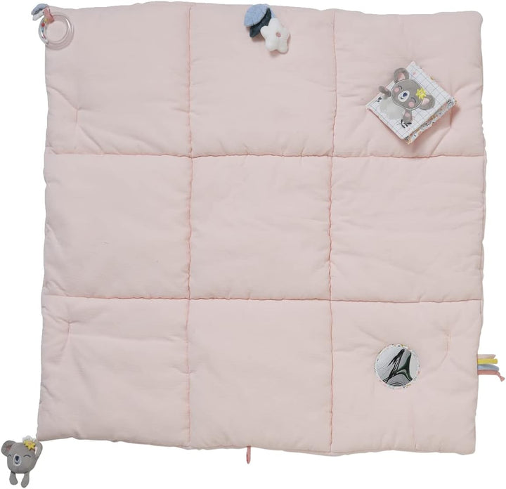 Vertbaudet Activity-Decke mit Spielbögen,Kleiner Löwe, Tansania rosa/Koala ONE Size Rosa/Koala Einhe