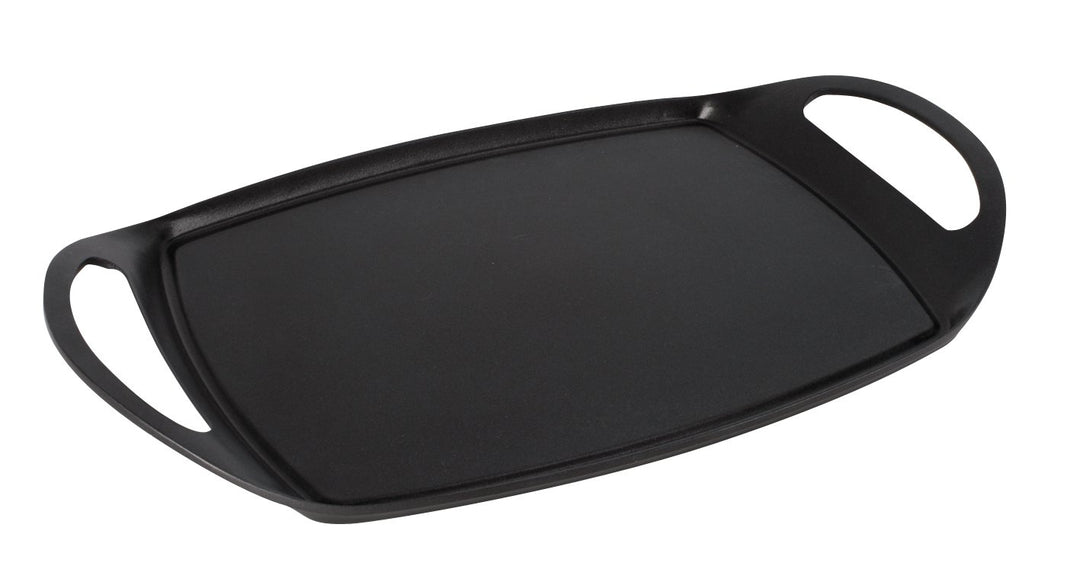 Crealys 513604 Plancha, 47 cm, Aluguss, Schwarz 47x29cm, 47x29cm