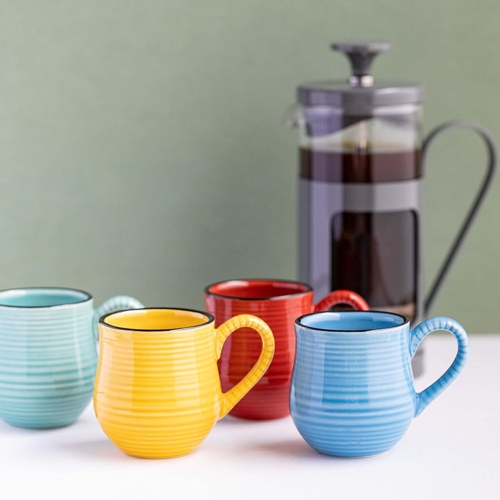 La Cafetière Espresso-Tassen, Keramik, 4er-Set