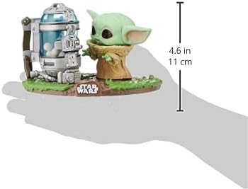 Funko Pop! Deluxe: Star Wars: The Mandalorian - Grogu (The Child, Baby Yoda) mit Canister - Vinyl-Sa