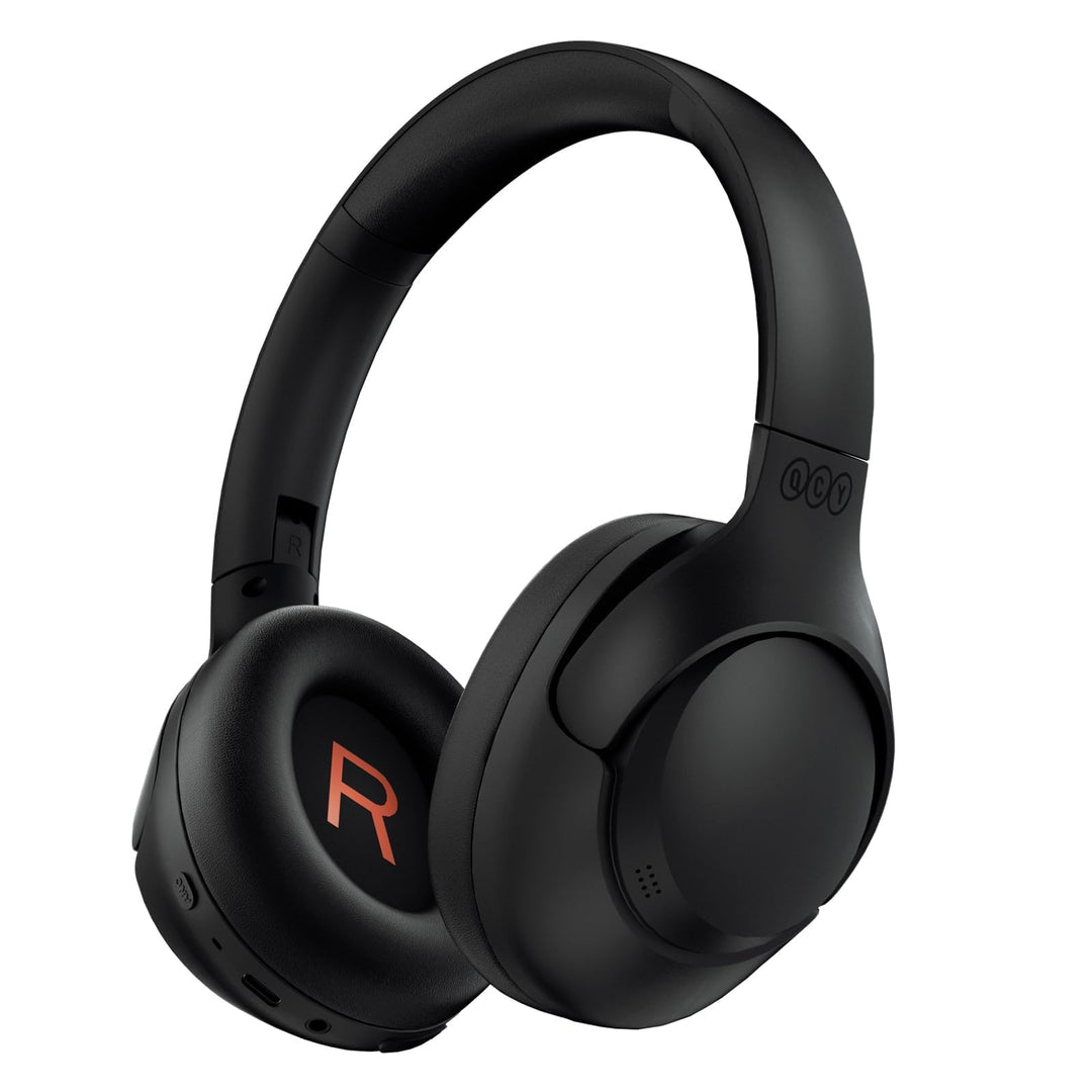 QCY H3 ANC Bluetooth Kopfhörer Over Ear,Hybrid Active Noise Cancelling Kopfhörer,Hi-Res Sound,60H Ak