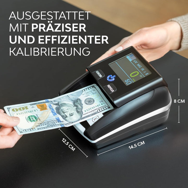 Banknotenprüfer & Geldzählmaschine Banknoten 2in1 - Einzeln einlegen - Banknotenprüfer Falschgelderk