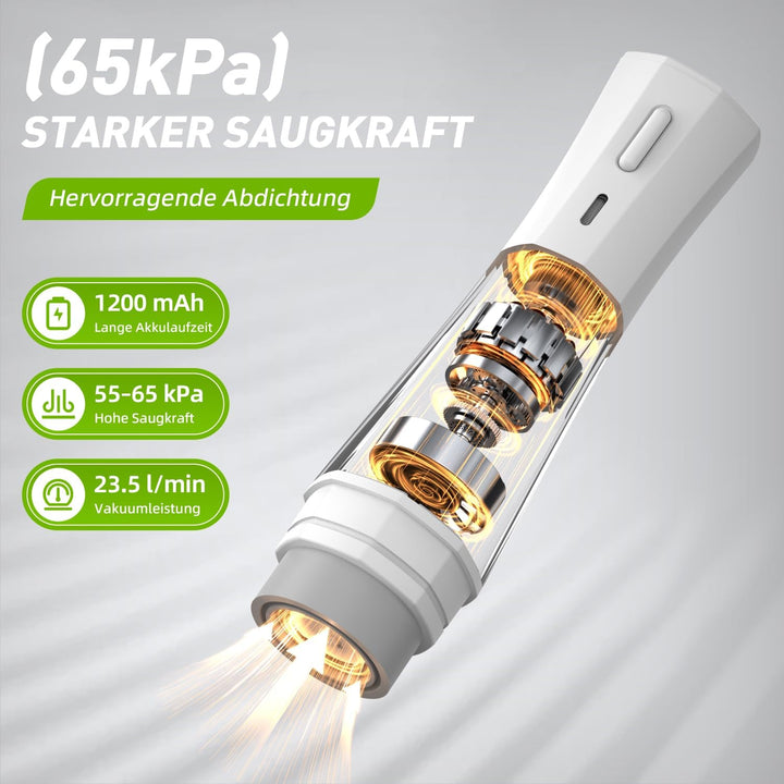 Ombrex Mini Vakuumiergerät – Tragbarer Vacuum Sealer mit USB-Aufladung, 30 Wiederverwendbare Vakuumb