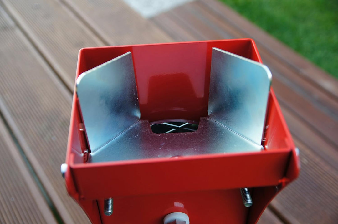 Feucht Obsttechnik KNACKI Junior - Wal- und Haselnuss Knackmaschine - Hazelnut Man - das Original Ma