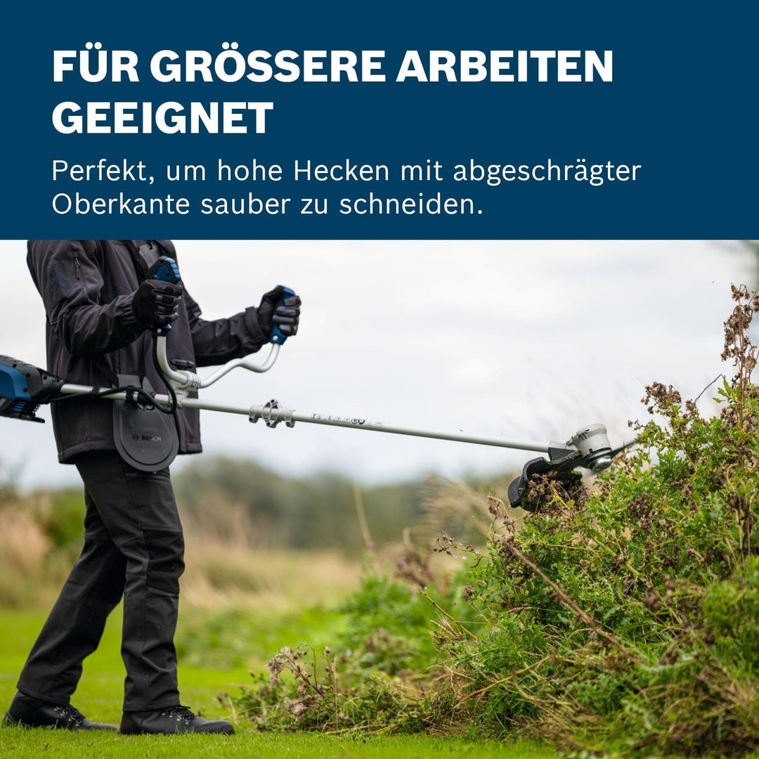 Bosch Pro Akku-Freischneider GFR18V-25 BH (Bürstenloser 600-Watt-Motor, Messerschnitt: 25 cm, Fadens