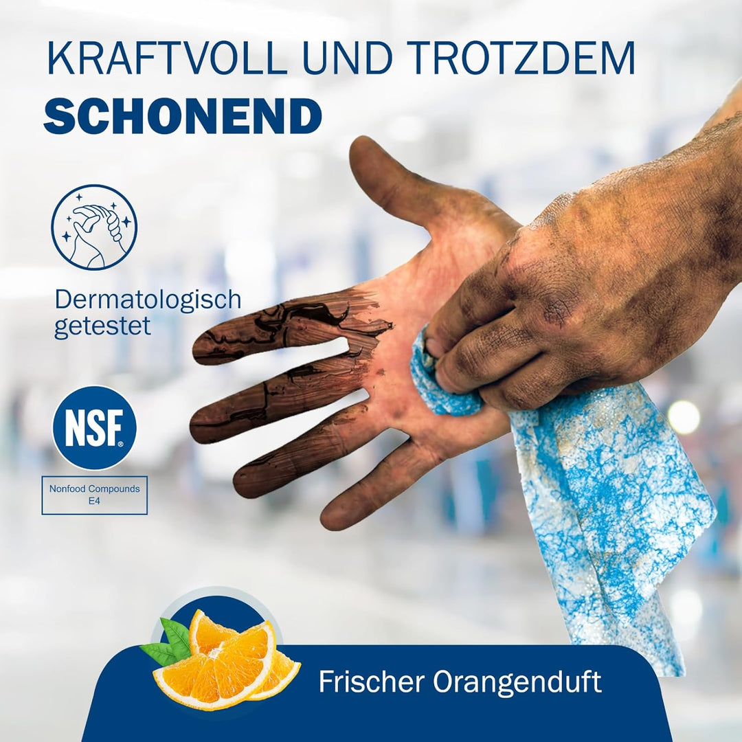 SCRUBS Reinigungstücher 72 Stück Scrubs-in-a-Bucket Werkstatt-Tücher inkl. passender Wandhalterung 1