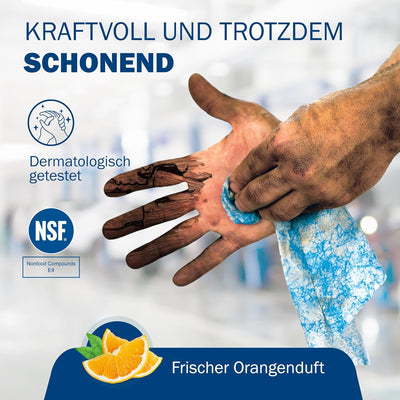 SCRUBS in-a-bucket mit nachhaltigem SCRUBS Refill Nachfüllpack mit je 72 Stück Handreinigungstücher