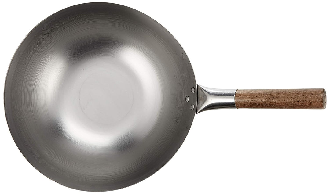 London Wok GJ493 Wok mit flachem Boden, 30,5 cm 305(Ø)mm (12"), 305(Ø)mm (12")